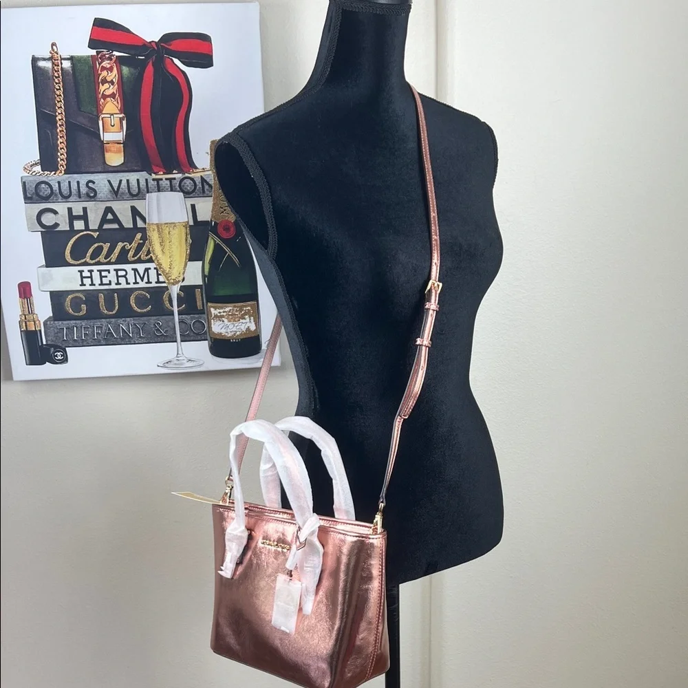 Michael Kors Metallic Pink Shoulder Bag - Picture 6 of 10